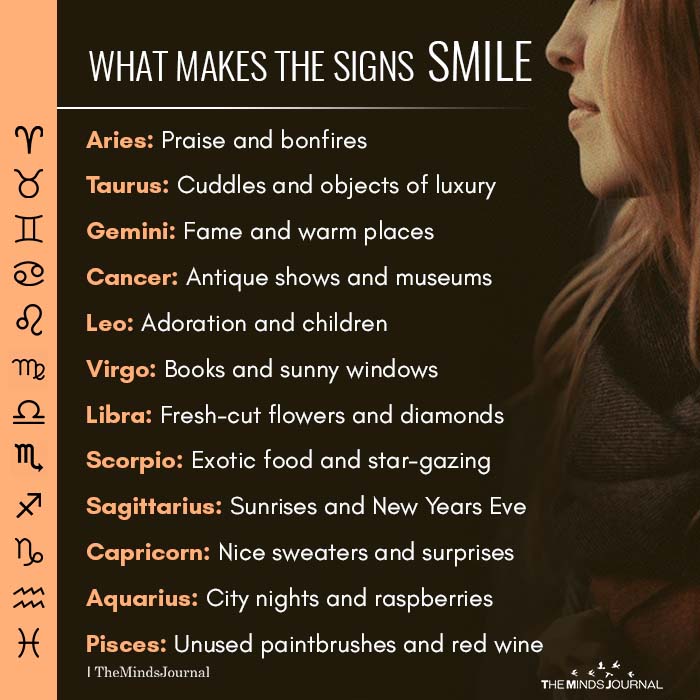 What Makes the Signs Smile