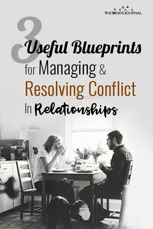 3 Useful Blueprints For Managing And Resolving Conflict In Relationships