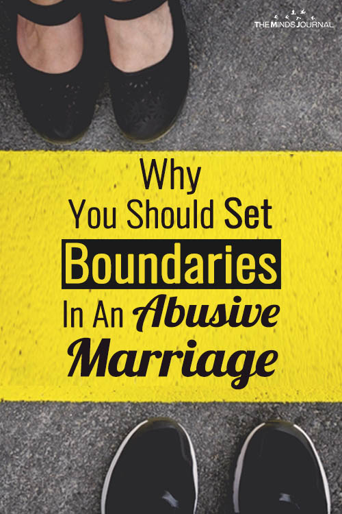 5 Pointers About Why You Should Set Boundaries In An Abusive Marriage