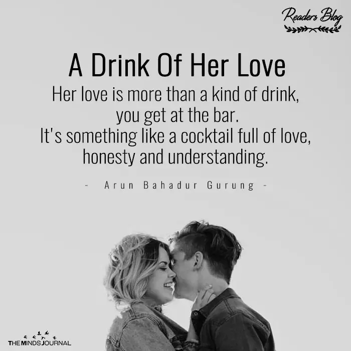 A Drink Of Her Love