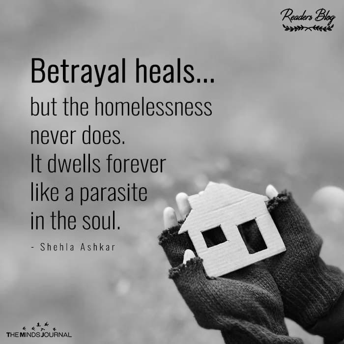 Betrayal heals