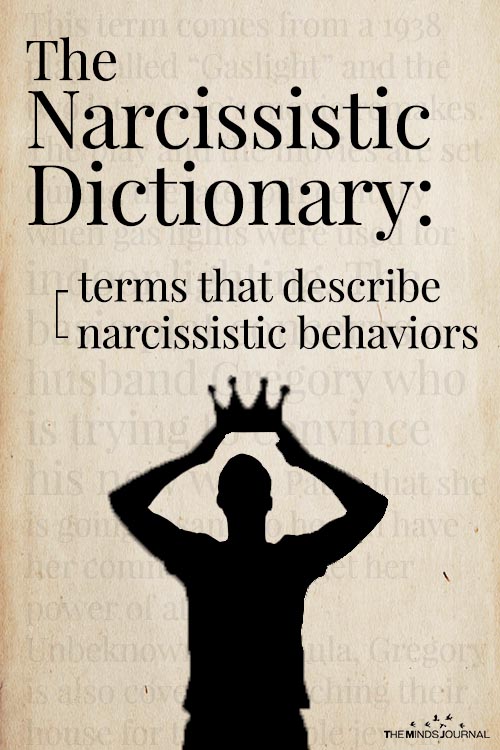 The Narcissistic Dictionary: Terms That Describe Narcissistic Behaviors