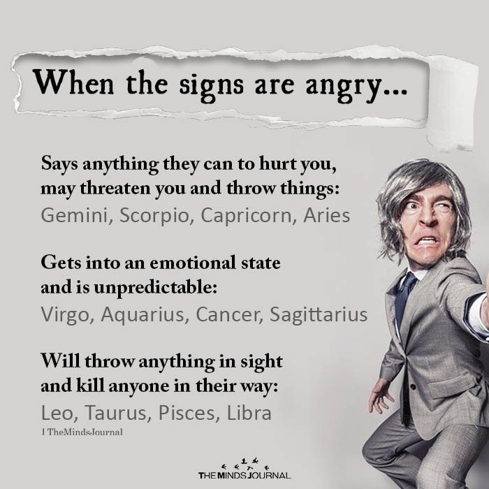 When the Signs Are Angry Says Anything