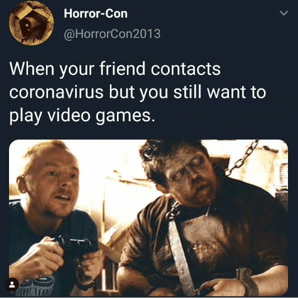 corona virus vs video games