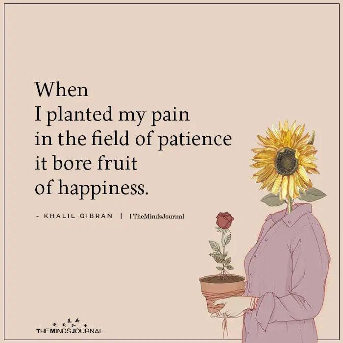 When I Planted My Pain In The Field Of Patience