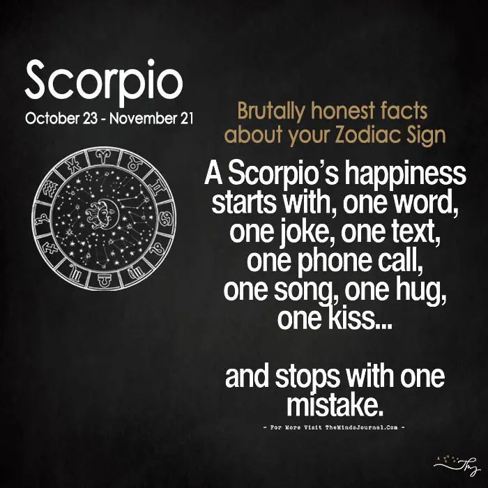 Personality Traits Of Scorpio