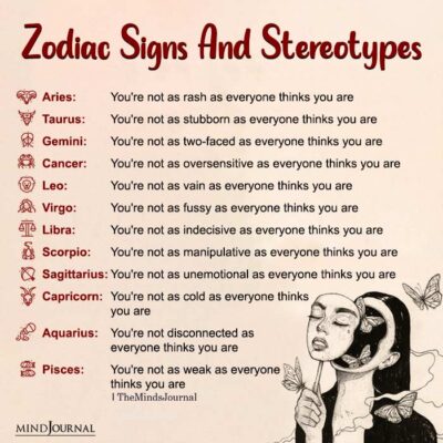 Zodiac Signs And Stereotypes - Zodiac Memes - The Minds Journal