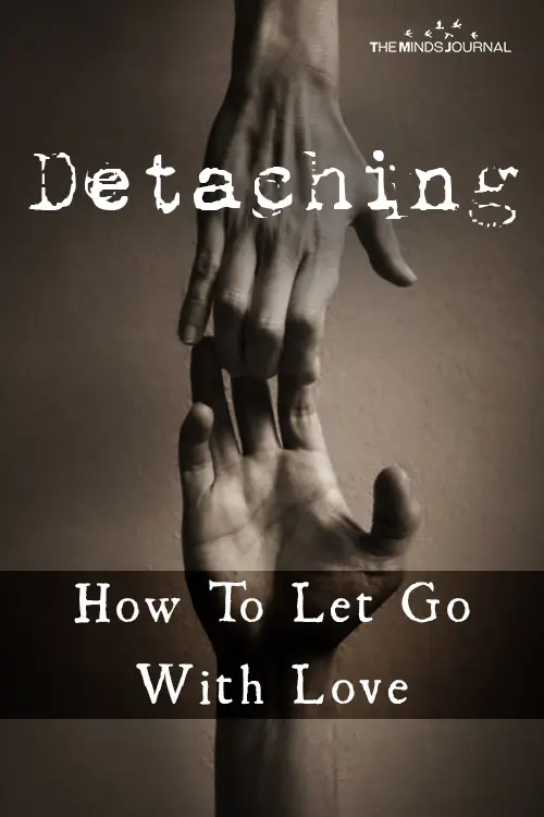 Detaching How To Let Go with Love pin