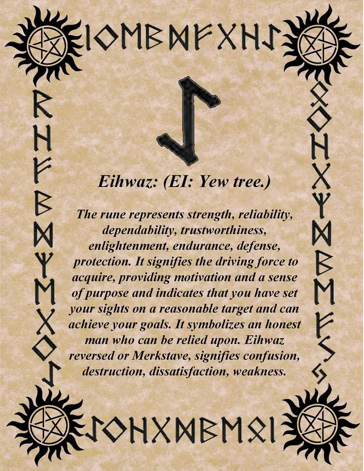 Eihwaz -  birthday rune