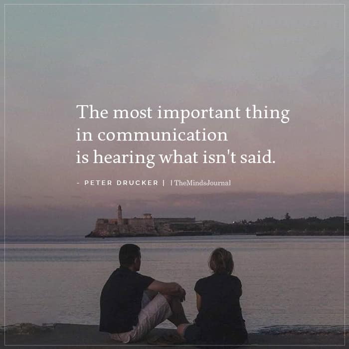 The Most Important Thing In Communication