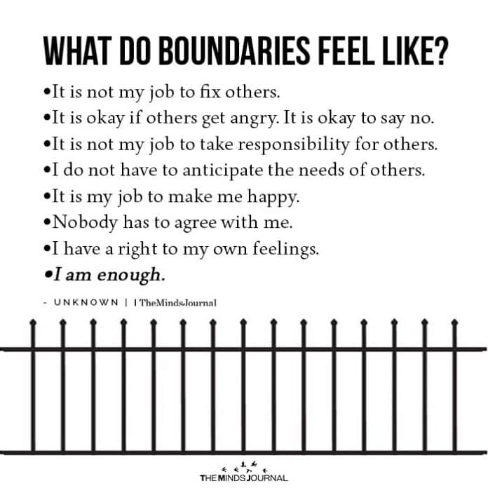 boundaries in life