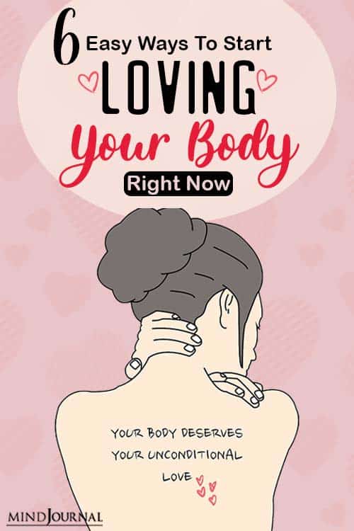 start loving your body pin