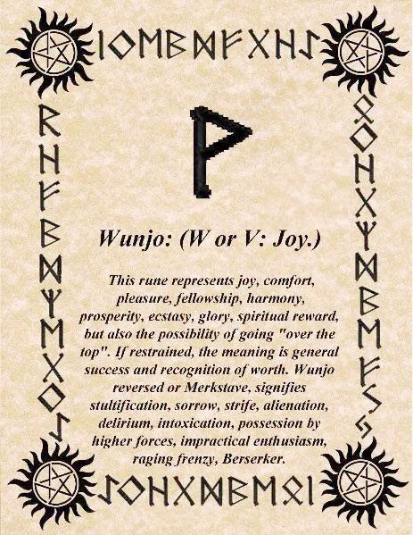wunjo What Is Your Birthday's Rune? What Does It Mean For You?
