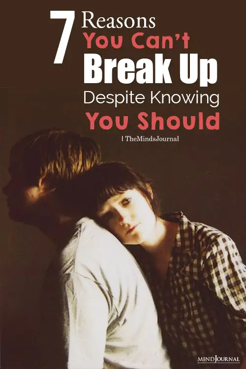 you cant break up with someone pin