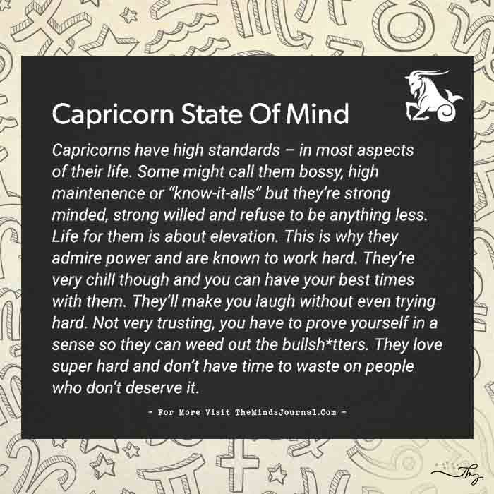 Personality Traits Of Capricorn