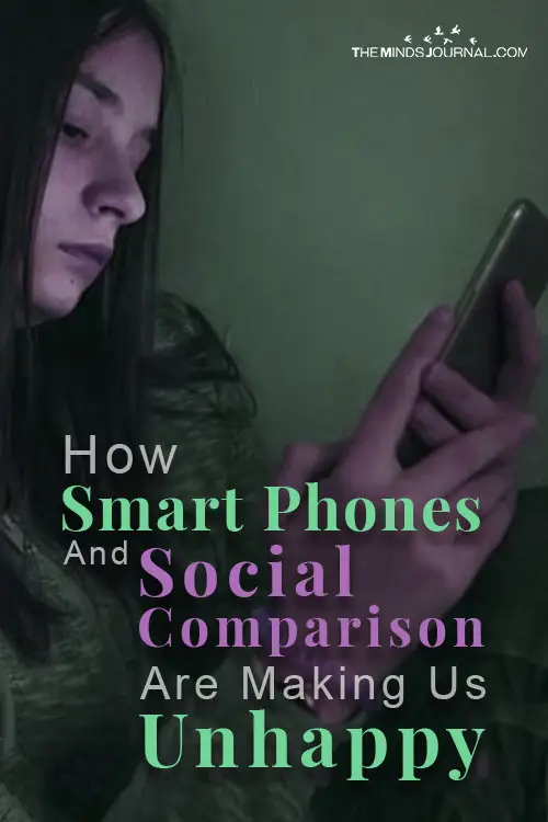 How Smart Phones and Social Comparison are Making Us Unhappy pin