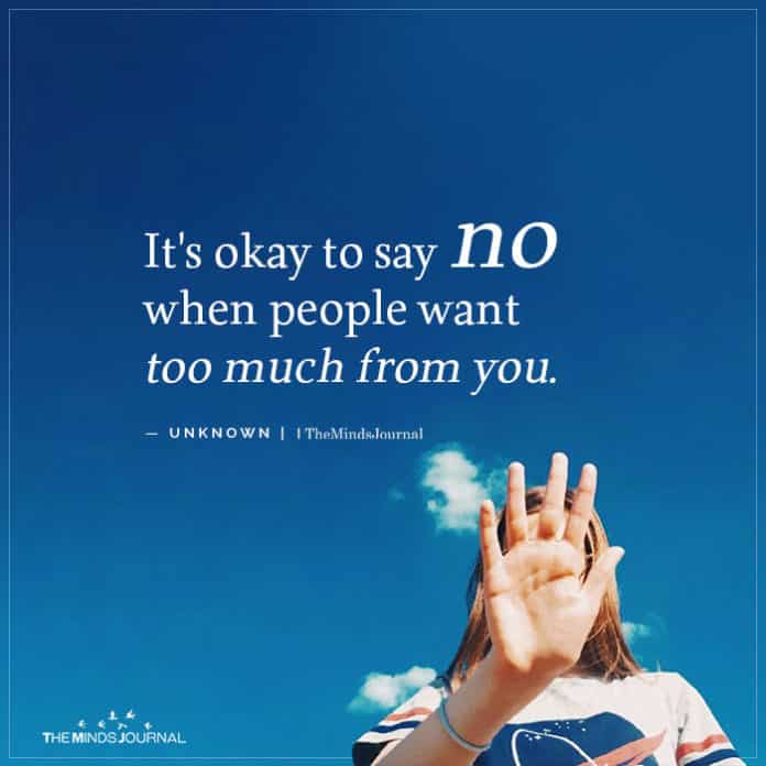 No harm in saying no to kids