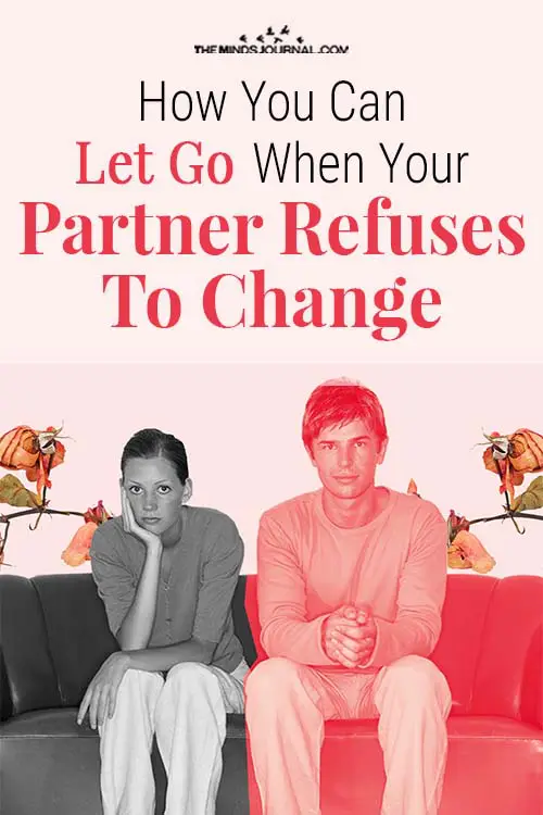 Let Go When Partner Refuses Change pin