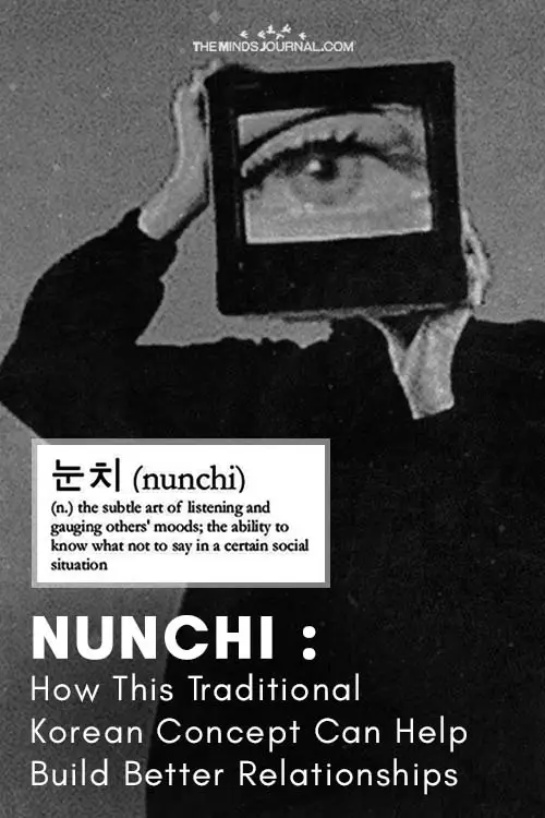 Nunchi Traditional Korean Concept Build Relationships pin