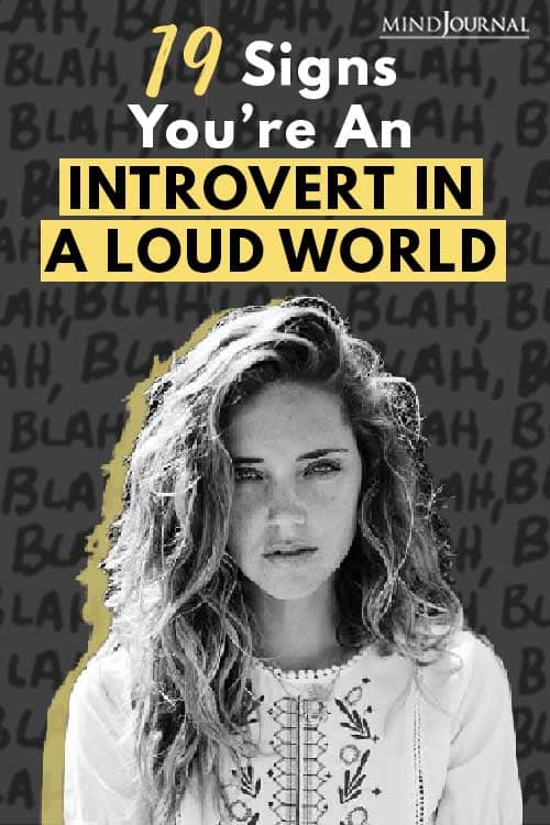 Signs Introvert in Loud Pin