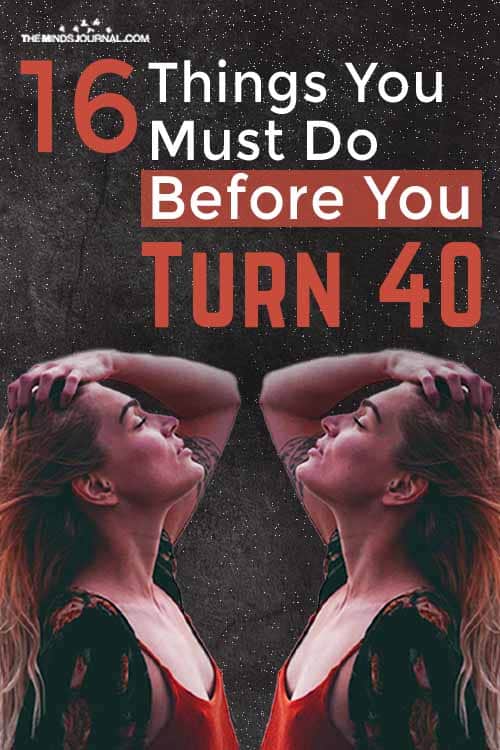 Things You Do Before You Turn 40 Pin