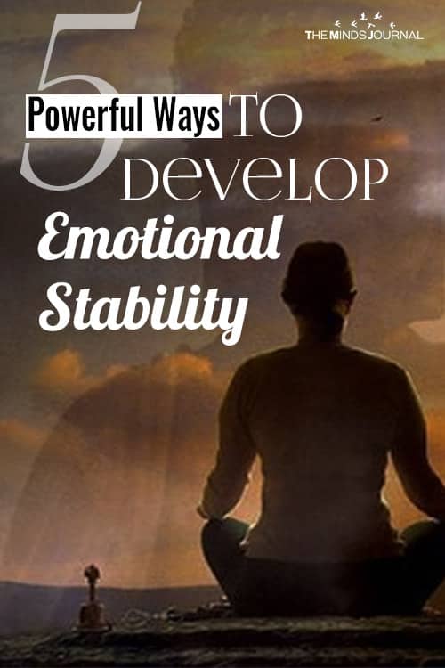 Ways To Develop Emotional Stability pin