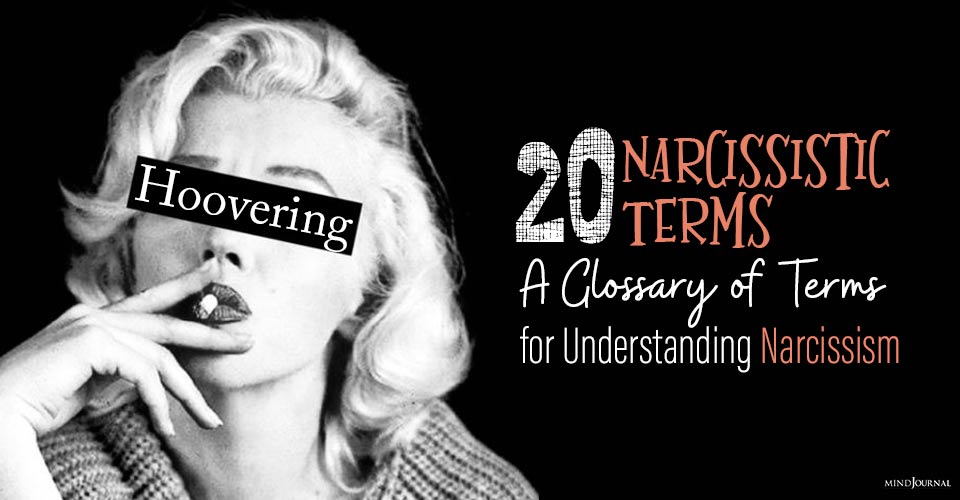 20 Narcissistic Terms: A Glossary Of Terms For Understanding Narcissism