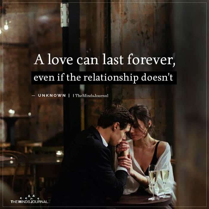 A love can last forever