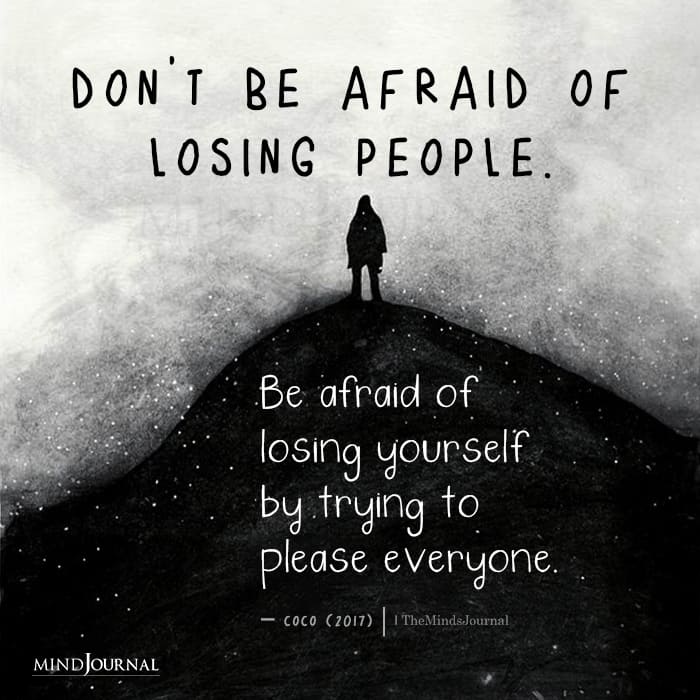 Dont Be Afraid of Losing