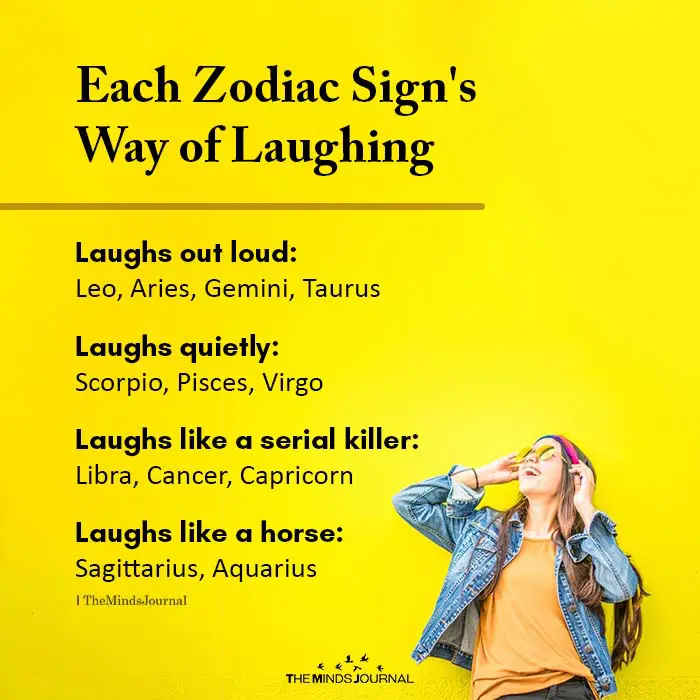 Each Zodiac Sign's Way of Laughing