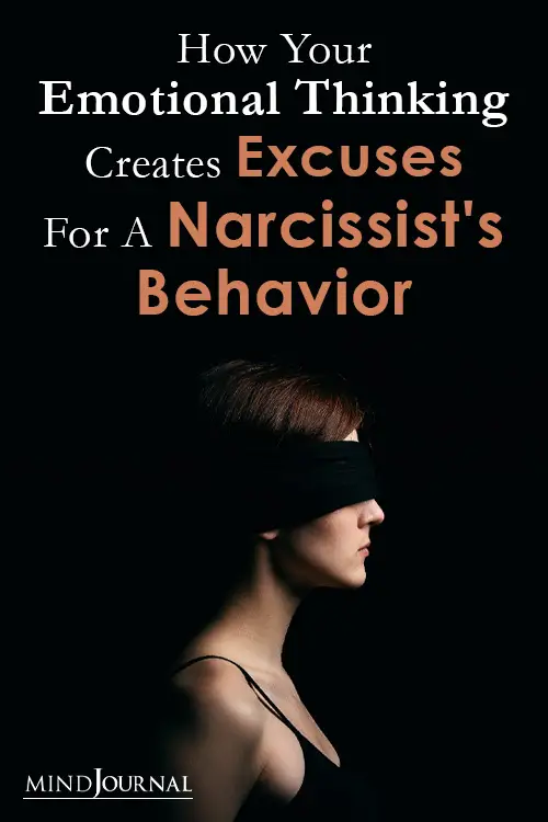 Emotional Thinking Excuses Narcissists Behavior Pin