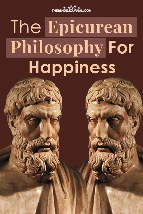 Epicurean Philosophy Happiness pin