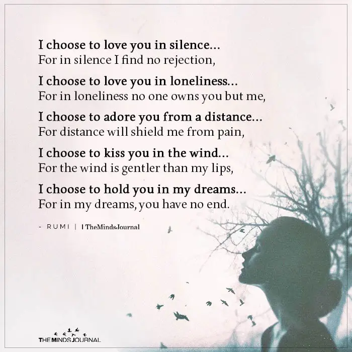 I Choose To Love You In Silence