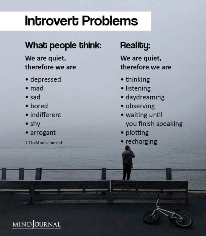 Introverted man