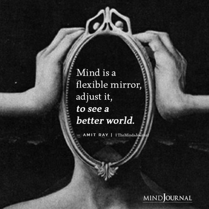 mind is a flexible mirror 