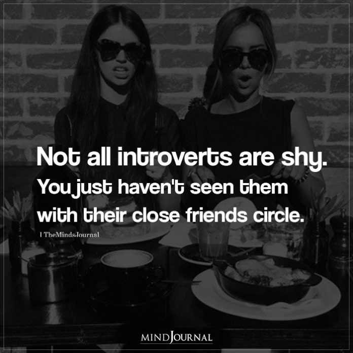 not all introverts are shy