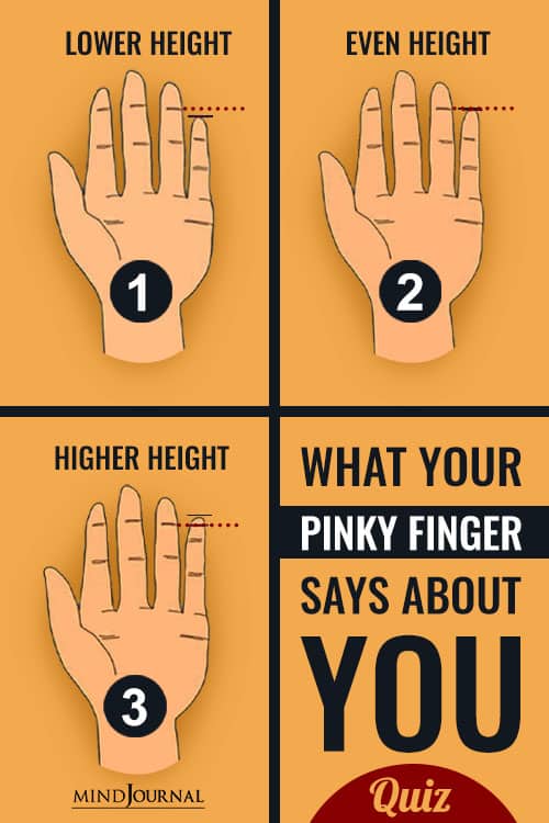 Pinky Finger Say About You pin