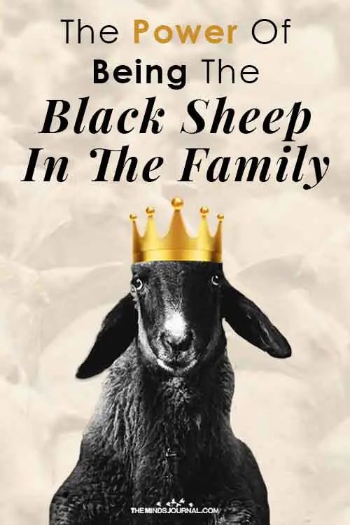 Power Of Being Black Sheep In Family pin