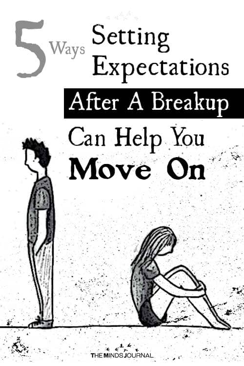 Setting Expectations After Breakup Help Move On pin