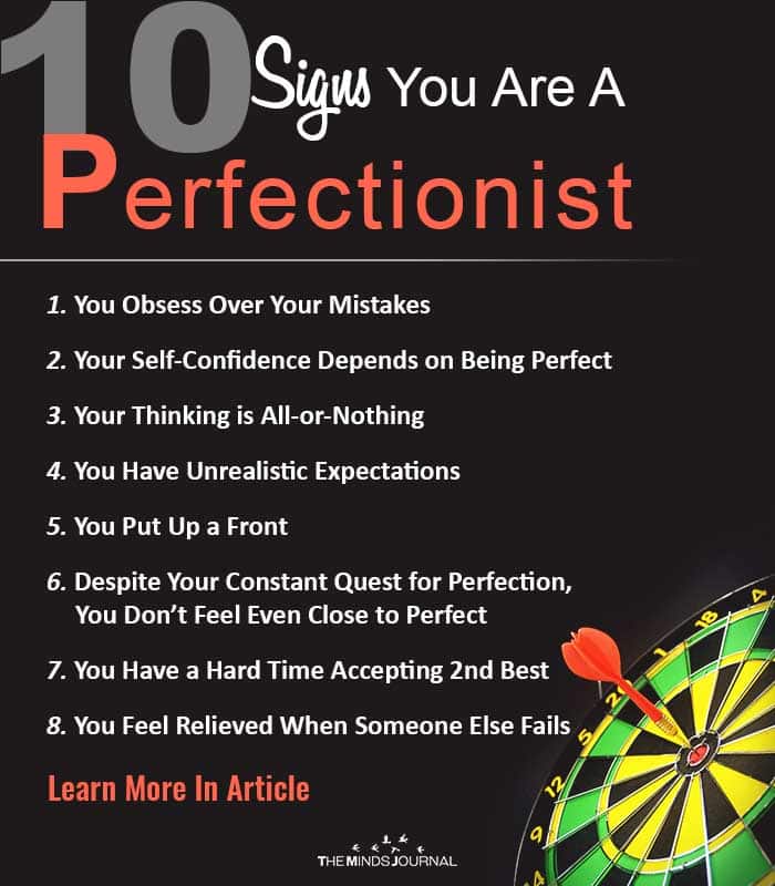 10 Signs You're A Perfectionist and How To Overcome