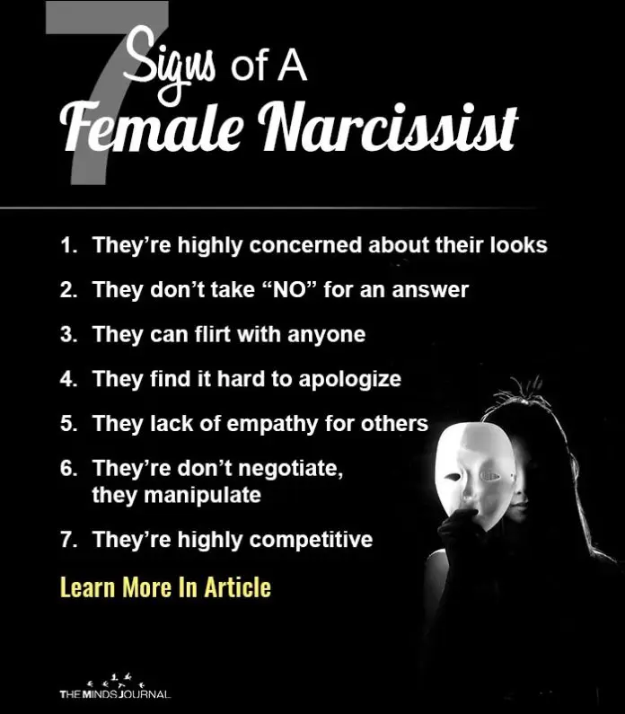 signs your wife is a narcissistic woman
