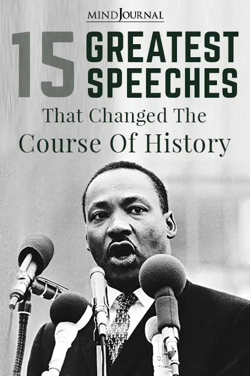 Speeches Changed Course Of History Pin