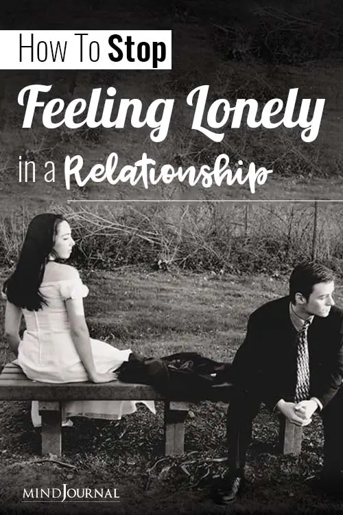 Stop Feeling Lonely in Relationship pin