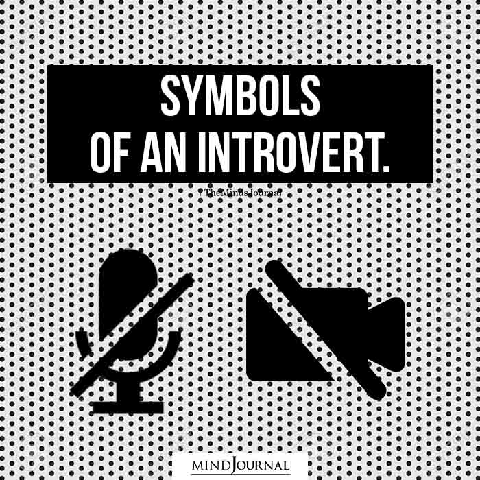 Symbols of an introvert