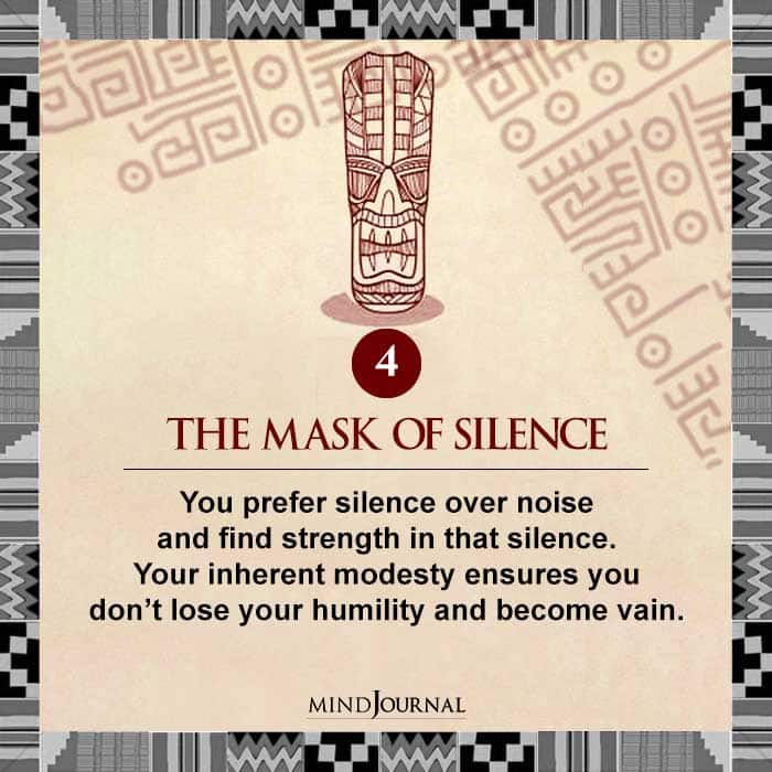 The Mask of silence