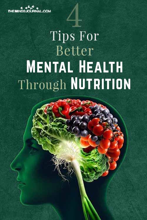Tips Better Mental Health Through Nutrition Pin