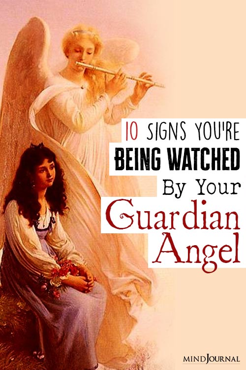 Watched By Your Guardian Angel Signs pin