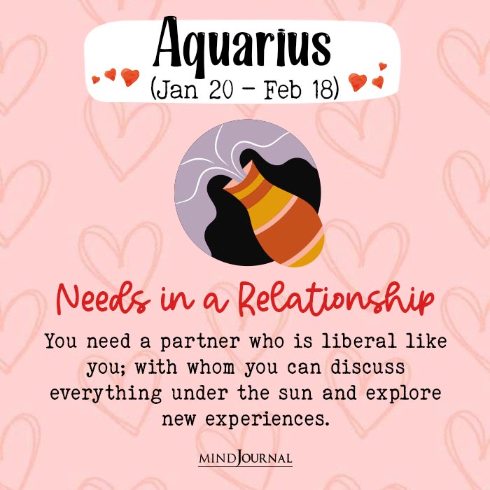 What Do You Need In A Relationship aquarius