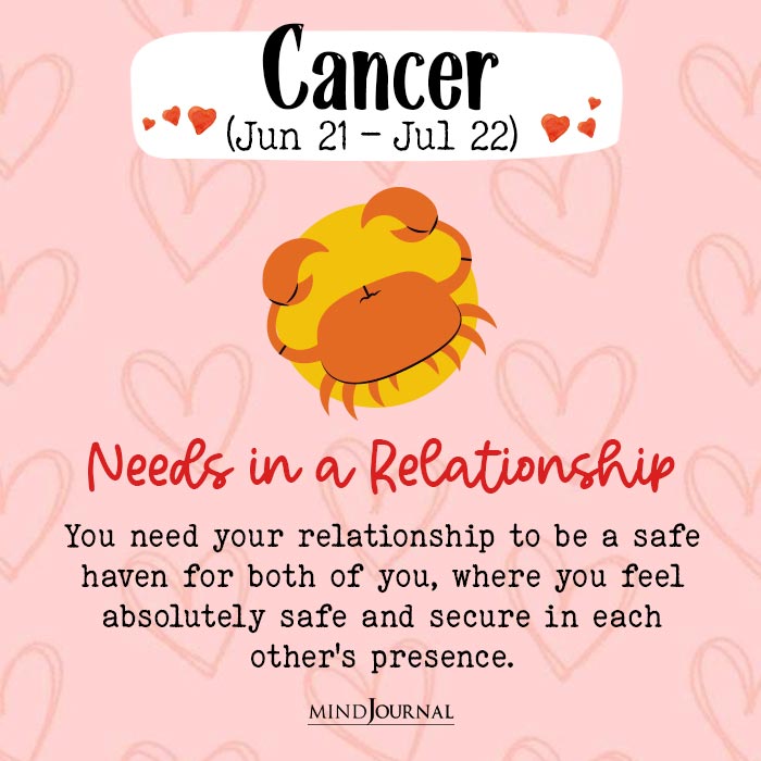What Do You Need In Relationship cancer