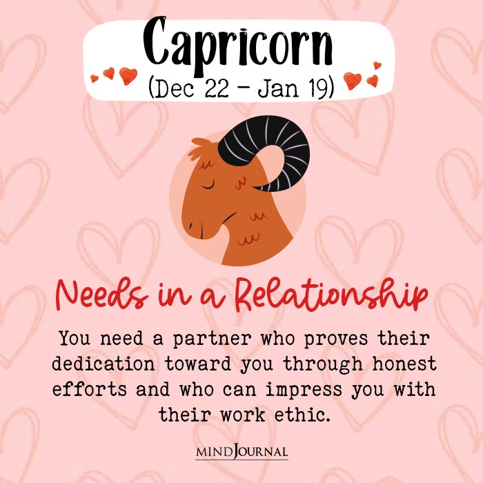 What Do You Need In Relationship capricon